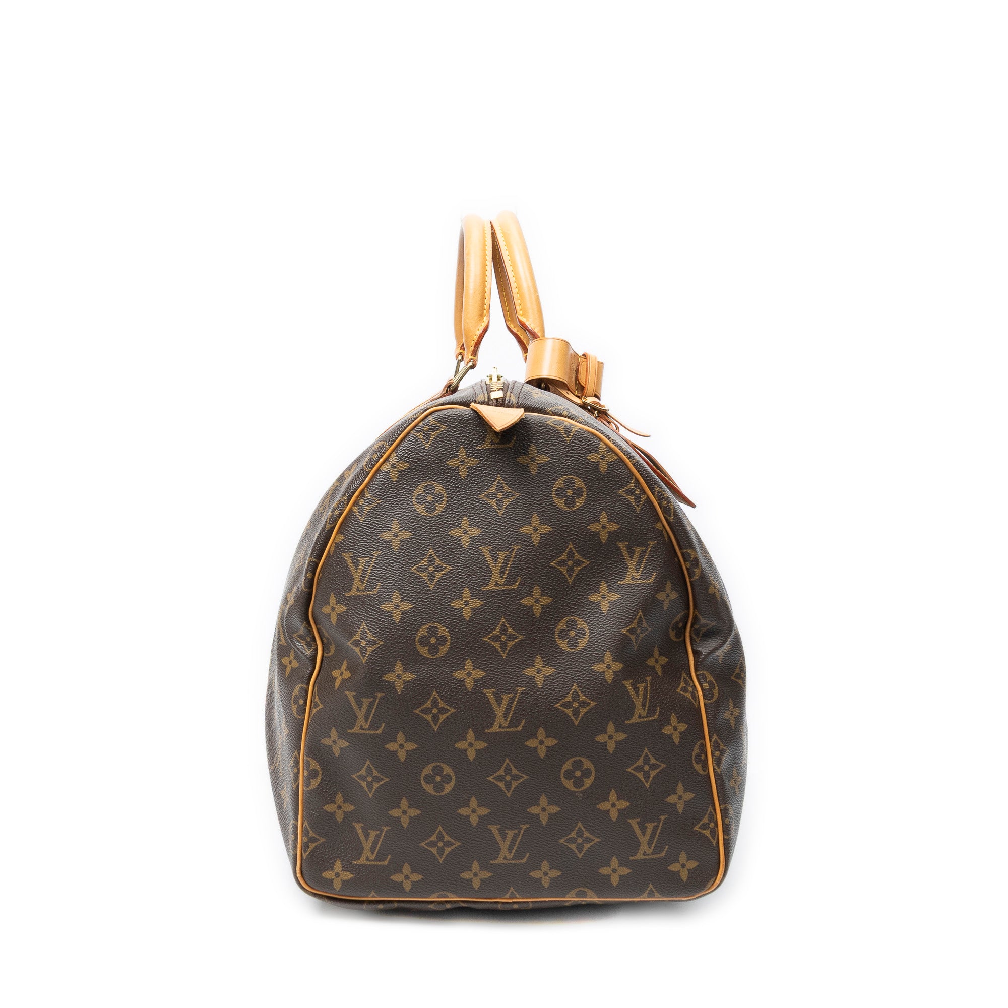Travel Bag Keepall 55 Brown Monogram Canvas