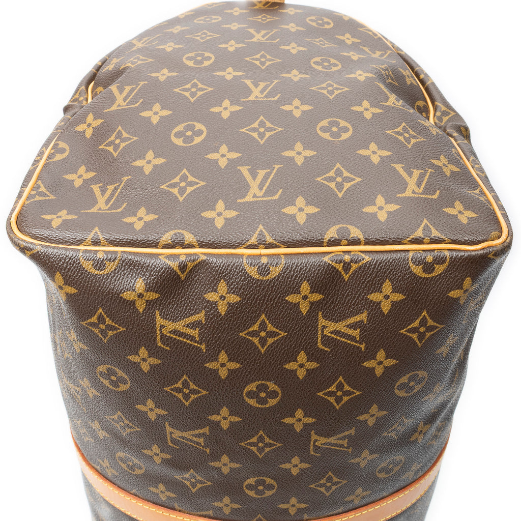 Travel Bag Keepall 55 Brown Monogram Canvas