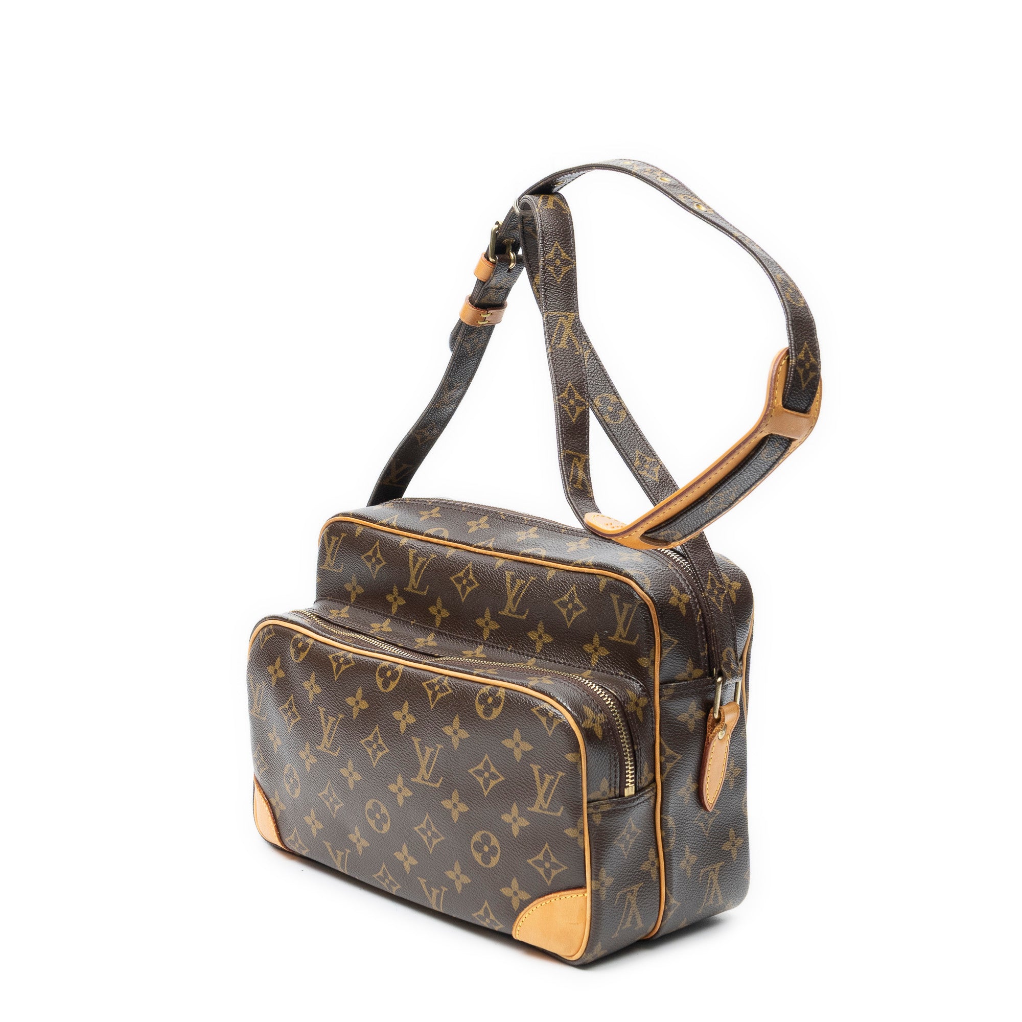 Shoulder Bag Nil Brown Monogram Canvas