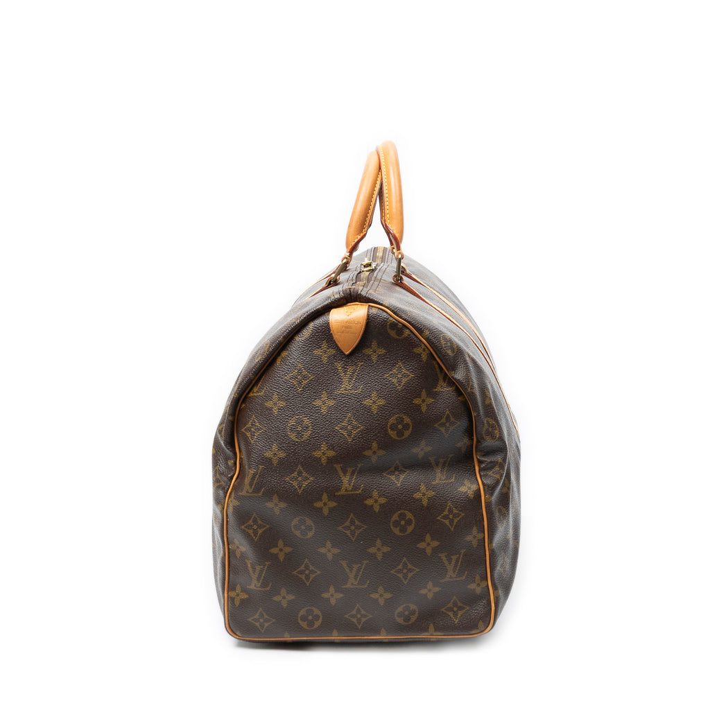 Travel Bag Keepall 50 Brown Monogram Canvas