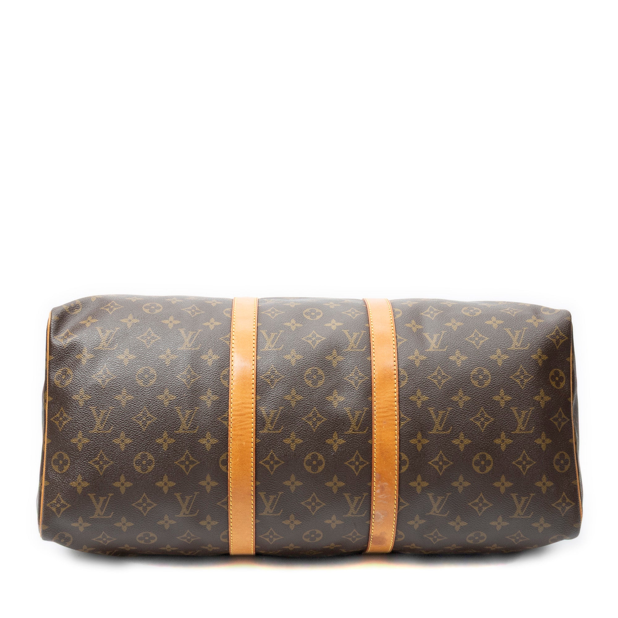 Travel Bag Keepall 50 Brown Monogram Canvas