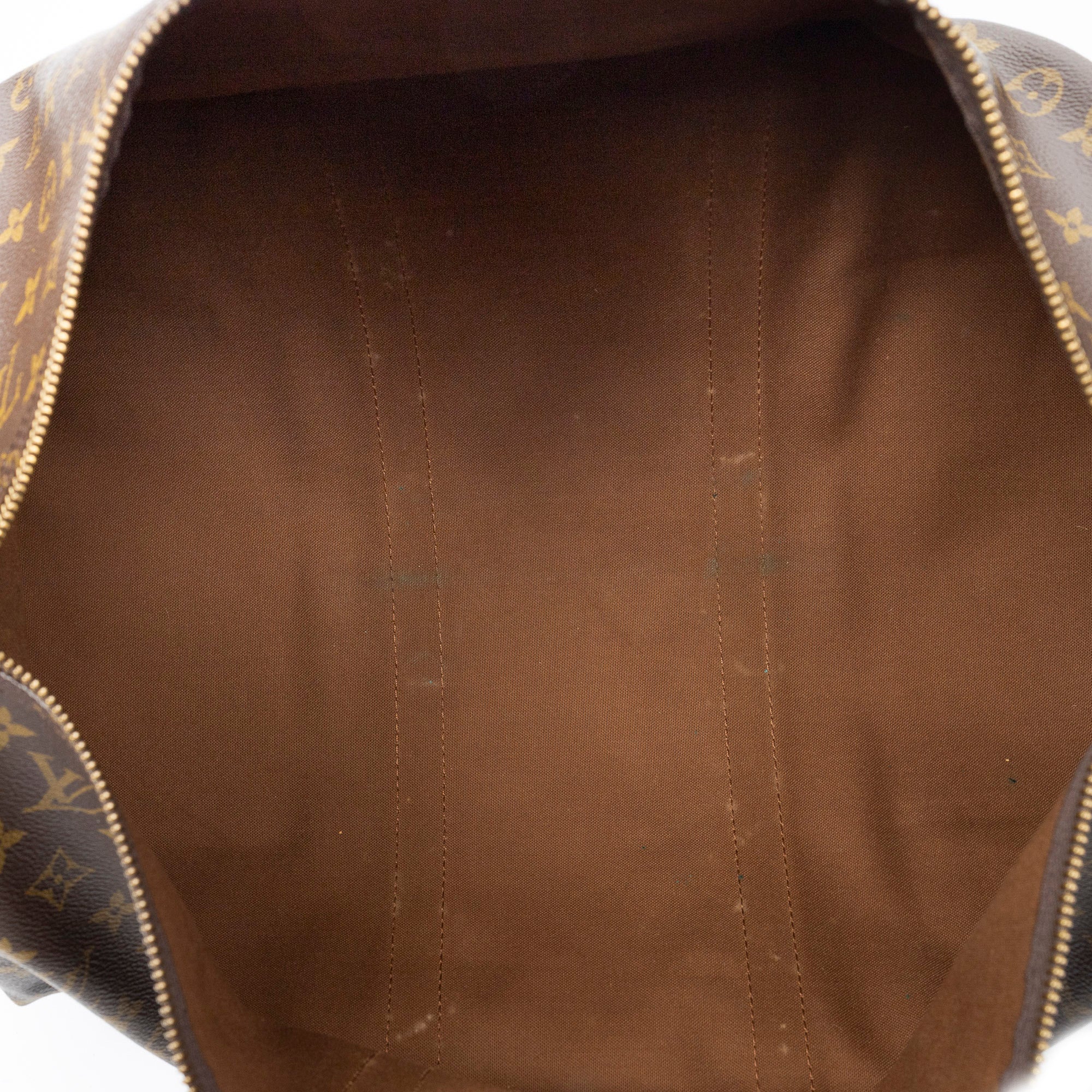 Travel Bag Keepall 50 Brown Monogram Canvas