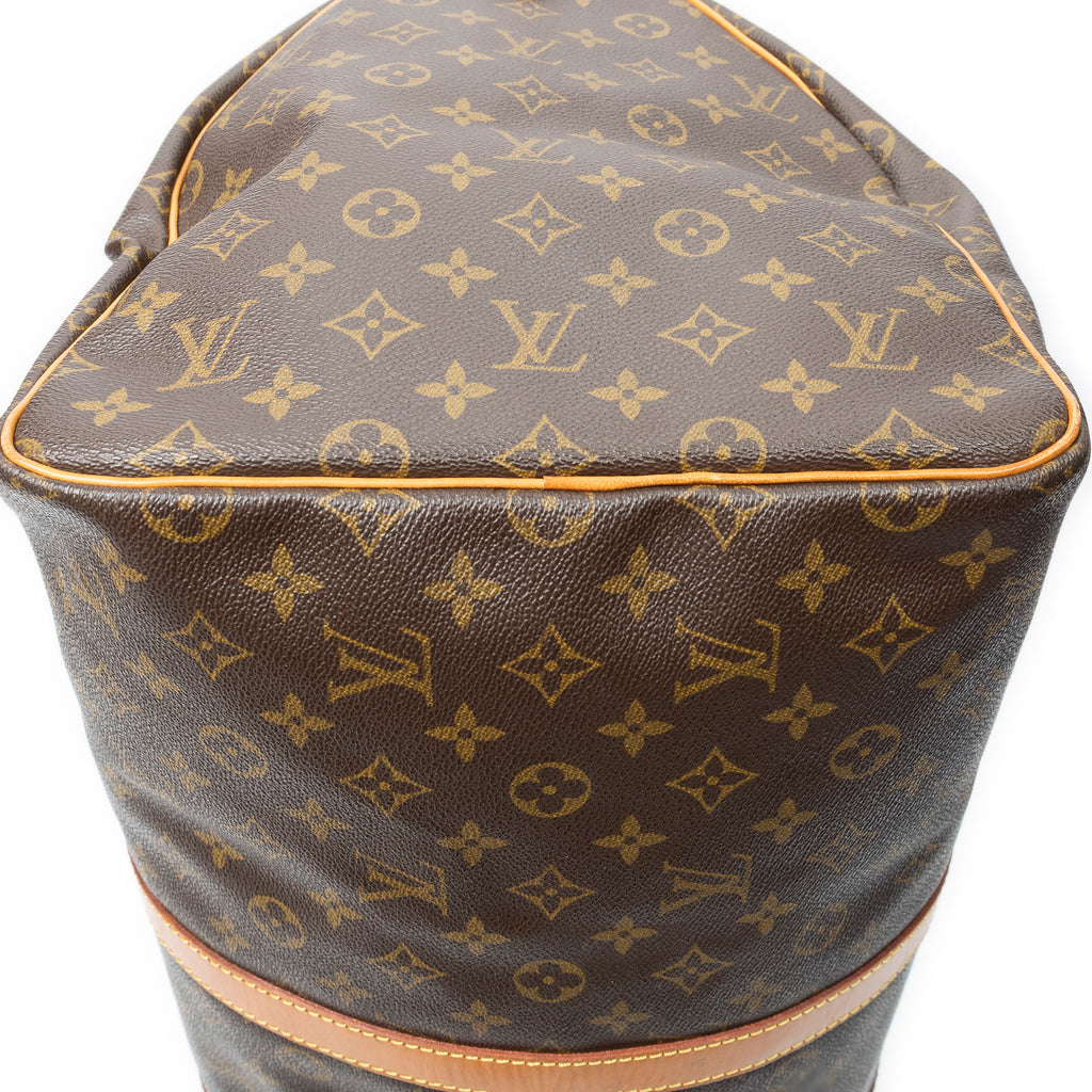 Travel Bag Keepall 55 Brown Monogram Canvas