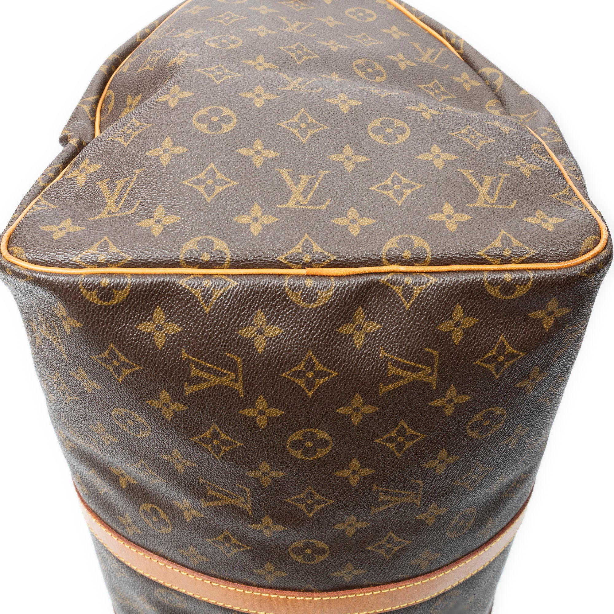 Travel Bag Keepall 55 Brown Monogram Canvas