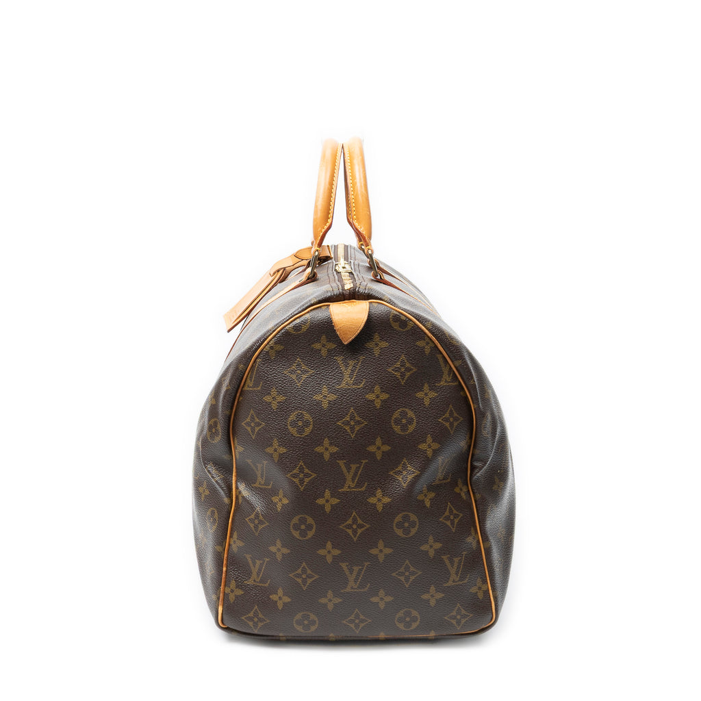 Travel Bag Keepall 50 Brown Monogram Canvas