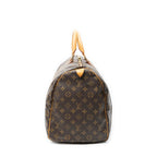 Travel Bag Keepall 50 Brown Monogram Canvas