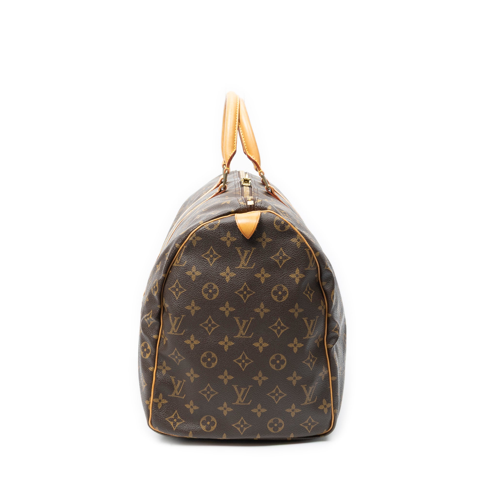 Travel Bag Keepall 50 Brown Monogram Canvas