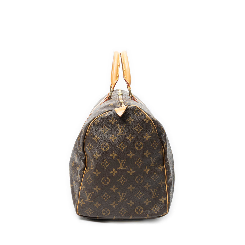 Travel Bag Keepall 50 Brown Monogram Canvas