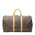 Travel Bag Keepall 50 Brown Monogram Canvas