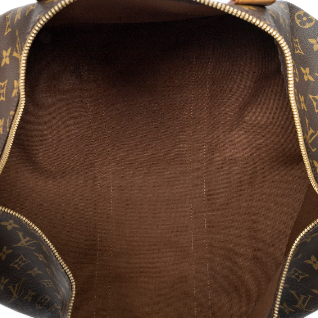 Travel Bag Keepall 50 Brown Monogram Canvas