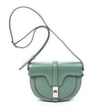 Shoulder Bag Small  Besace 16 Crossbody Light Green Smooth Calfskin Leather