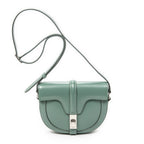 Shoulder Bag Small  Besace 16 Crossbody Light Green Smooth Calfskin Leather