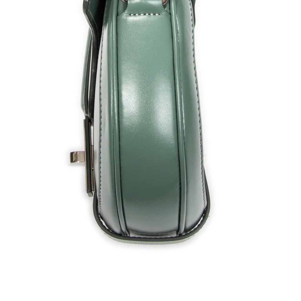 Shoulder Bag Small  Besace 16 Crossbody Light Green Smooth Calfskin Leather