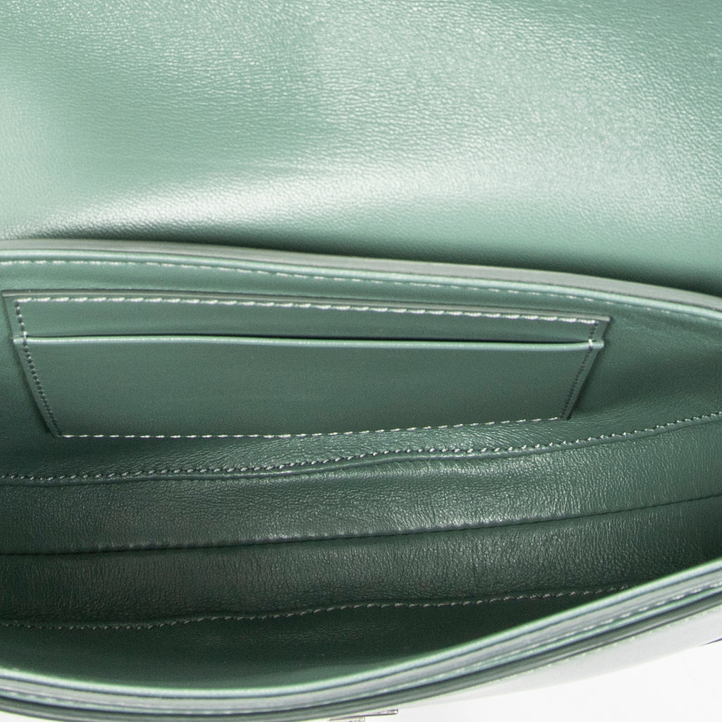 Shoulder Bag Small  Besace 16 Crossbody Light Green Smooth Calfskin Leather