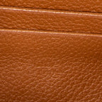 Shoulder Bag Mini Faye Brown Grained Calfskin Leather