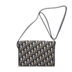 Shoulder Bag Vintage Flap Shoulder Bag Navy Diorissimo Canvas