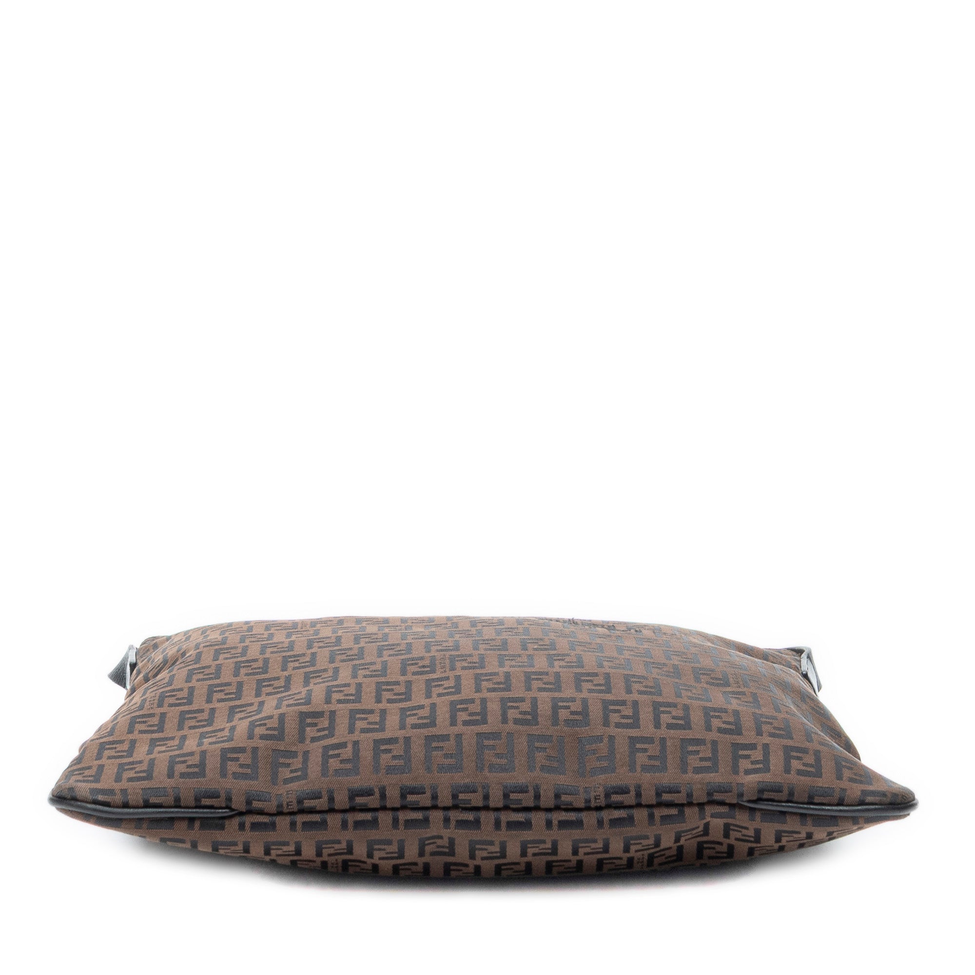 Shoulder Bag Flat Messenger Dark Brown Zucchino Canvas