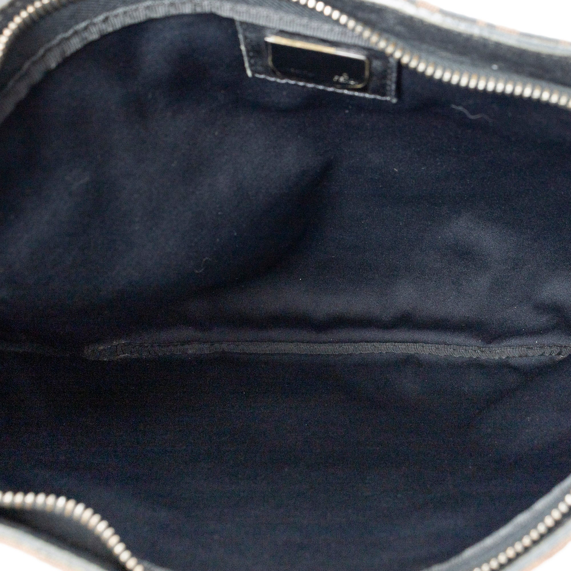 Shoulder Bag Flat Messenger Dark Brown Zucchino Canvas