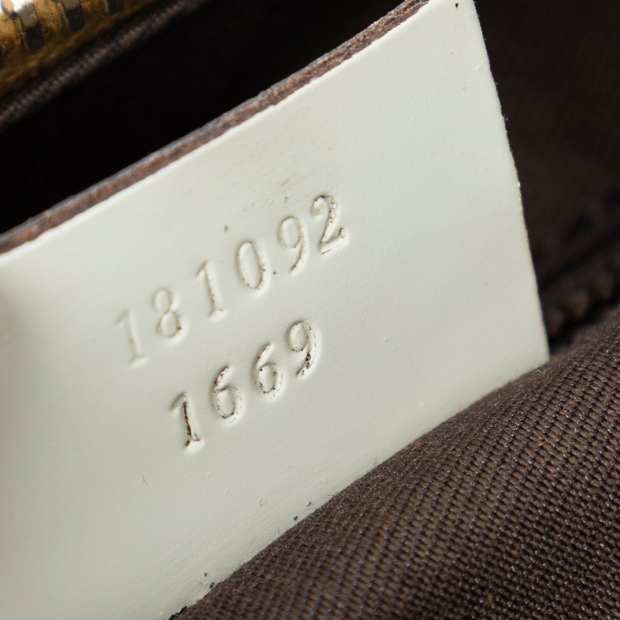 Shoulder Bag Web Halfmoon Messenger Beige Monogrammed Canvas
