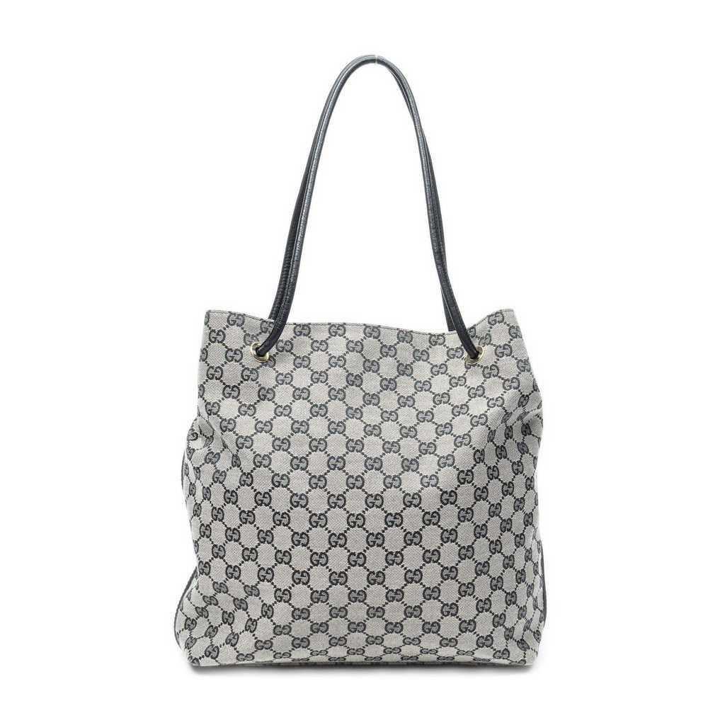 Shoulder Bag Gifford Tote Grey Monogrammed Canvas