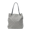 Shoulder Bag Gifford Tote Grey Monogrammed Canvas
