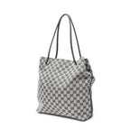 Shoulder Bag Gifford Tote Grey Monogrammed Canvas