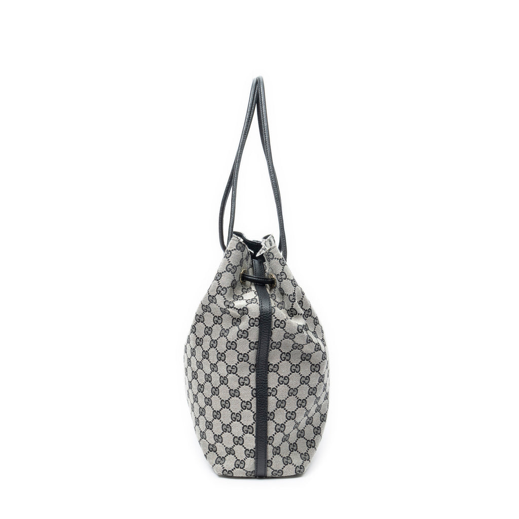 Shoulder Bag Gifford Tote Grey Monogrammed Canvas