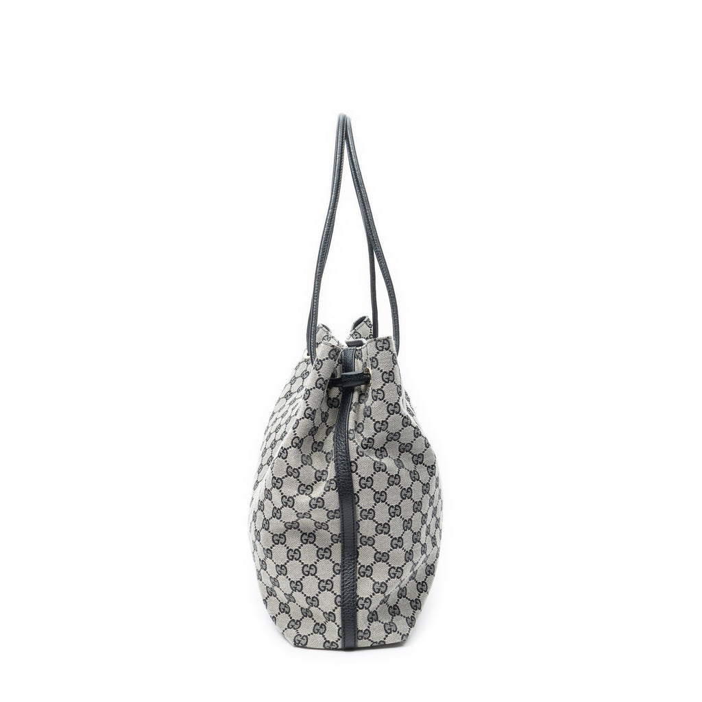 Shoulder Bag Gifford Tote Grey Monogrammed Canvas