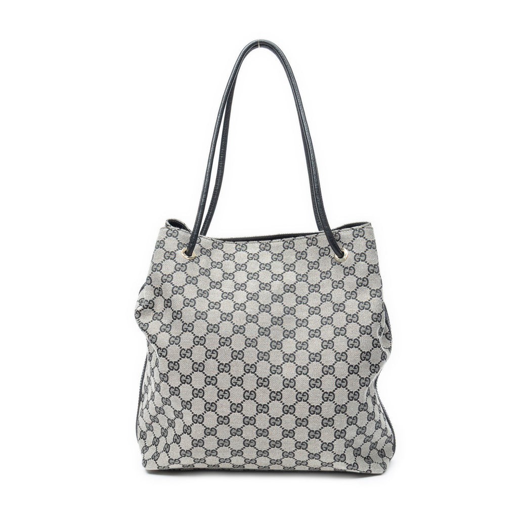 Shoulder Bag Gifford Tote Grey Monogrammed Canvas