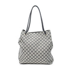 Shoulder Bag Gifford Tote Grey Monogrammed Canvas
