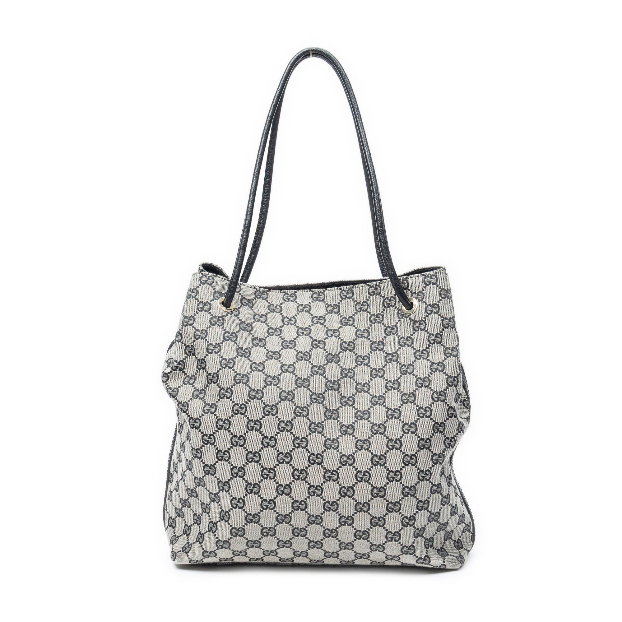 Shoulder Bag Gifford Tote Grey Monogrammed Canvas