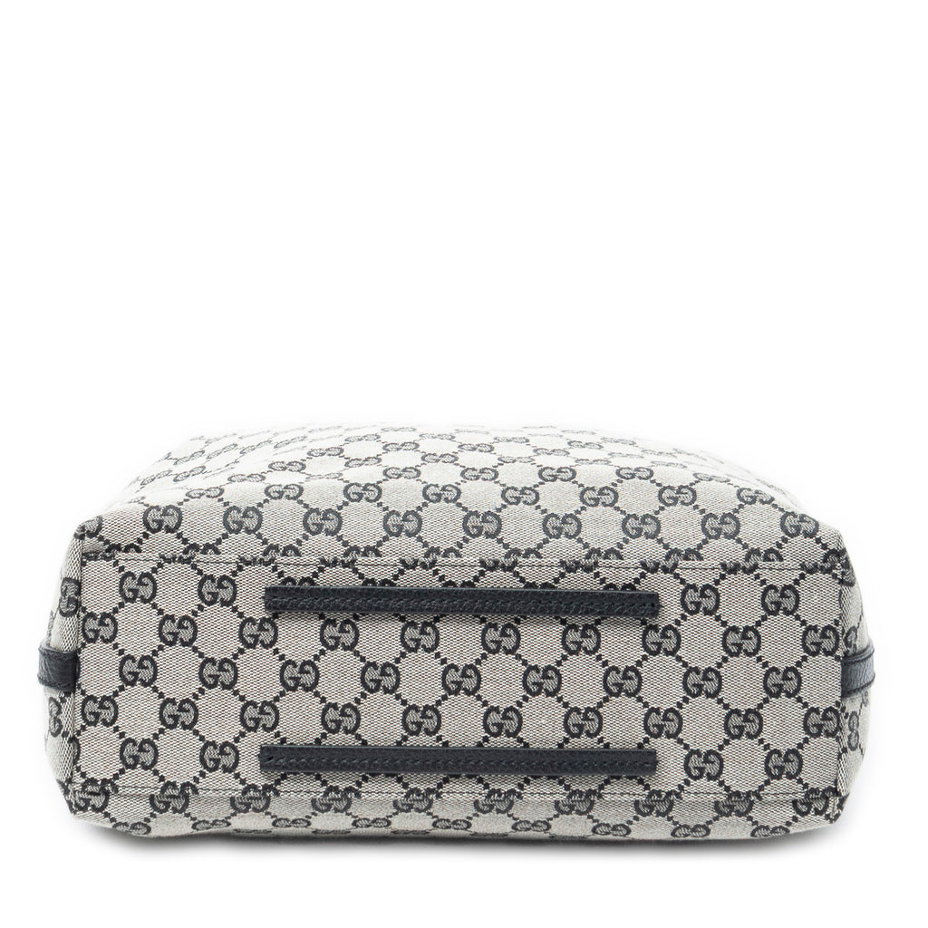 Shoulder Bag Gifford Tote Grey Monogrammed Canvas