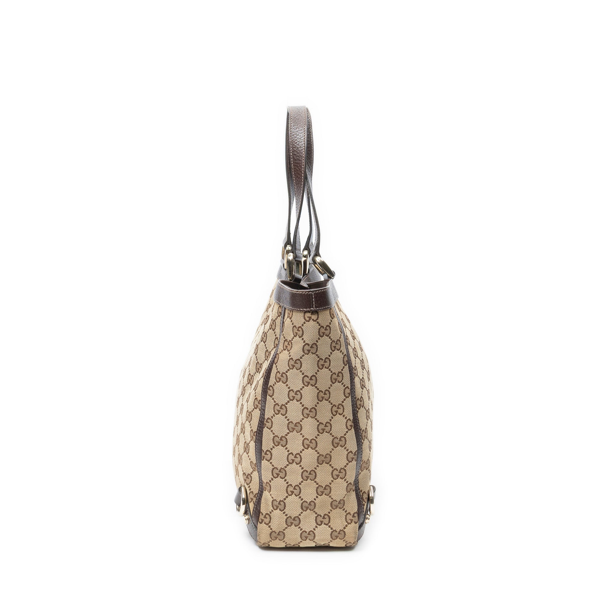 Handbag Large Abbey D-Ring Tote Beige Monogrammed Canvas