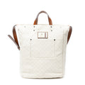 Shoulder Bag GG Soft Document Tote Ivory Monogrammed Canvas