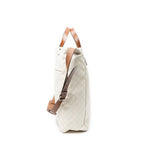 Shoulder Bag GG Soft Document Tote Ivory Monogrammed Canvas