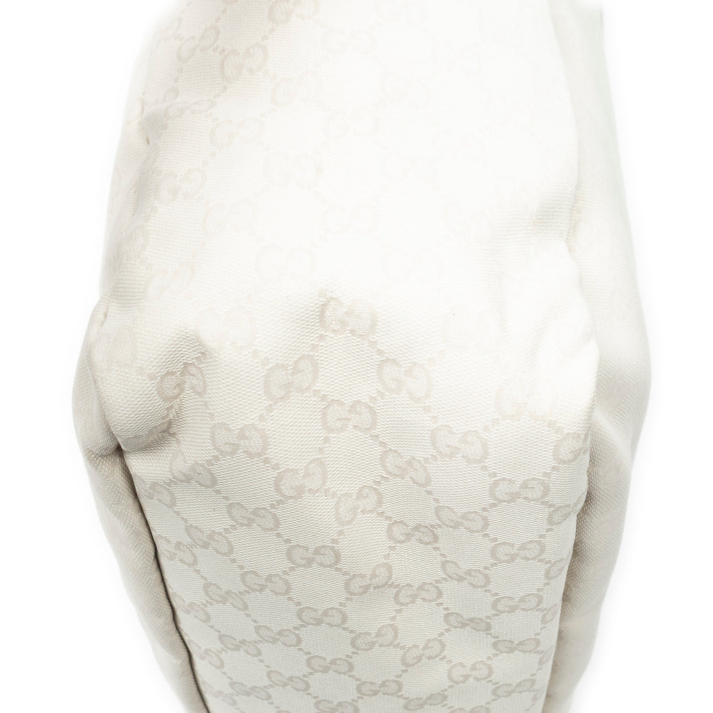 Shoulder Bag GG Soft Document Tote Ivory Monogrammed Canvas