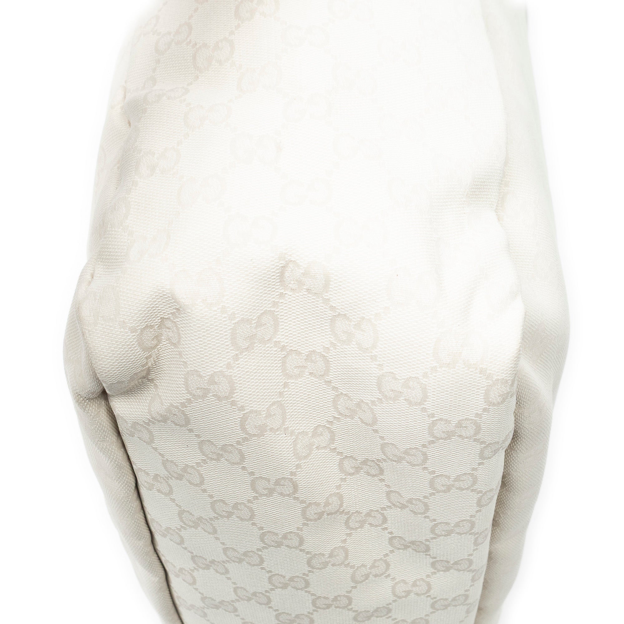 Shoulder Bag GG Soft Document Tote Ivory Monogrammed Canvas