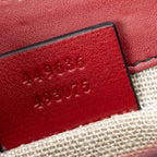 Shoulder Bag Small Emily Chain Bag Red Microguccissima Leather
