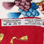 Scarf Scarf Red 100% Jacquard Silk