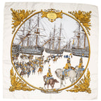 Scarf Scarf Ivory 100% Twill Silk