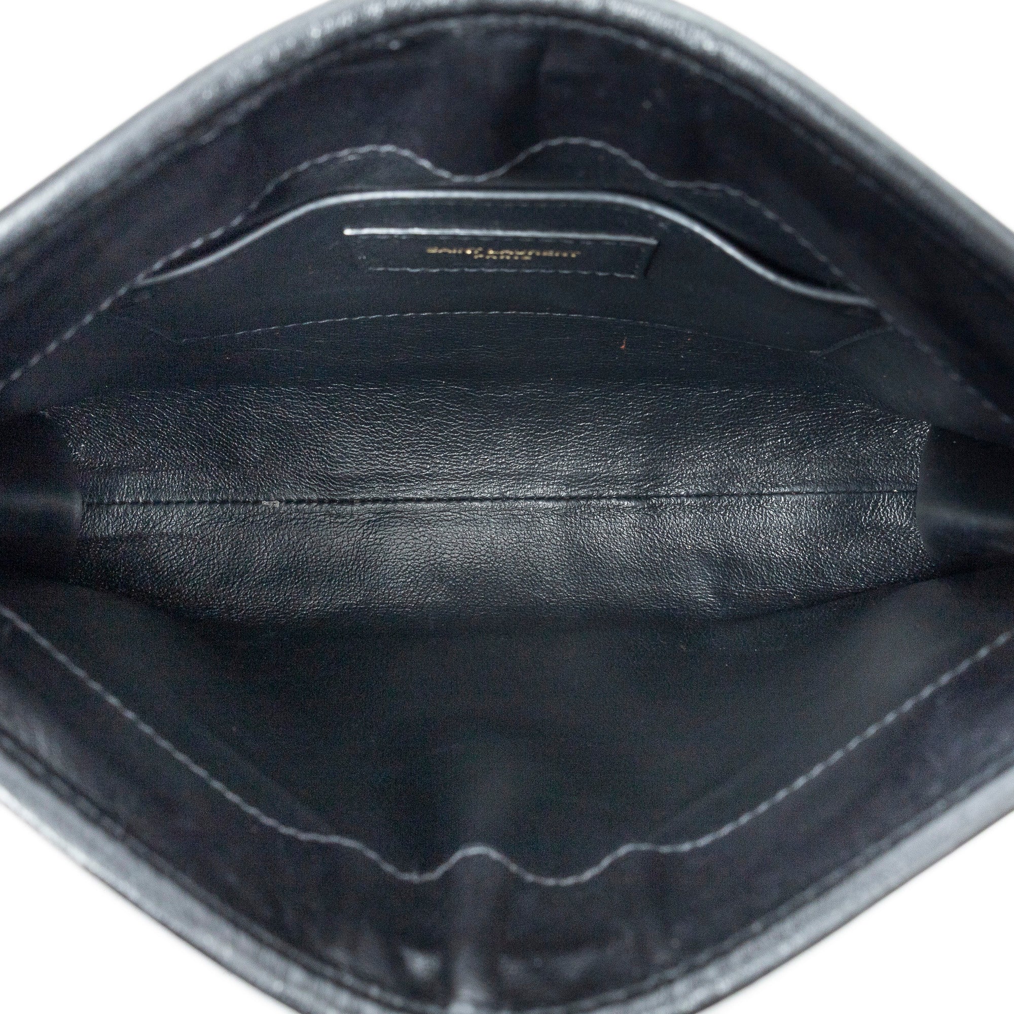 Shoulder Bag Victoire Chain Clutch Black Quilted Calfskin Leather