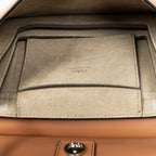 Shoulder Bag Mini Faye Chain Bag Peach Calfskin Leather