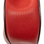 Shoulder Bag Small Drew Red Grained Calfskin Leather