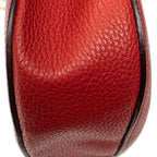 Shoulder Bag Small Drew Red Grained Calfskin Leather