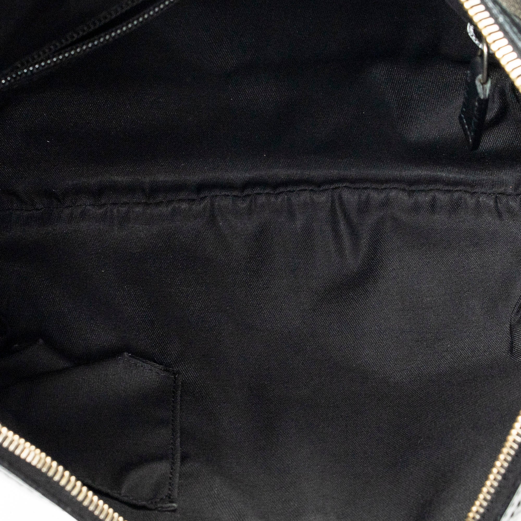 Shoulder Bag Halfmoon Messenger Silver Crystal Coated Canvas