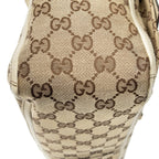 Shoulder Bag Abbey Pocket Tote Ivory Monogrammed Canvas