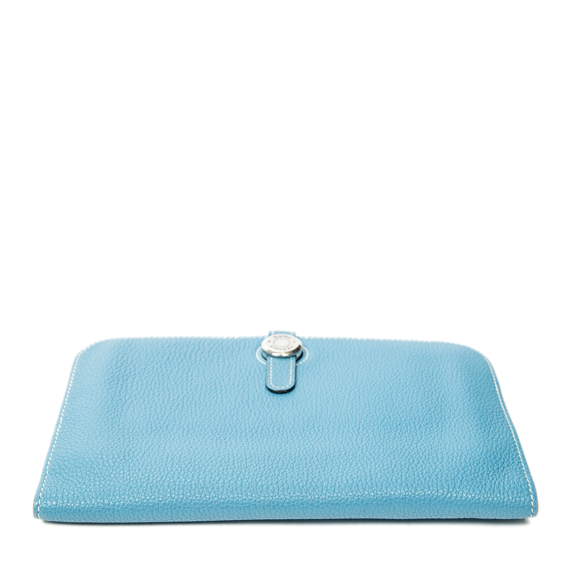 Wallet Dogon Duo Wallet Blue Jean Togo Leather