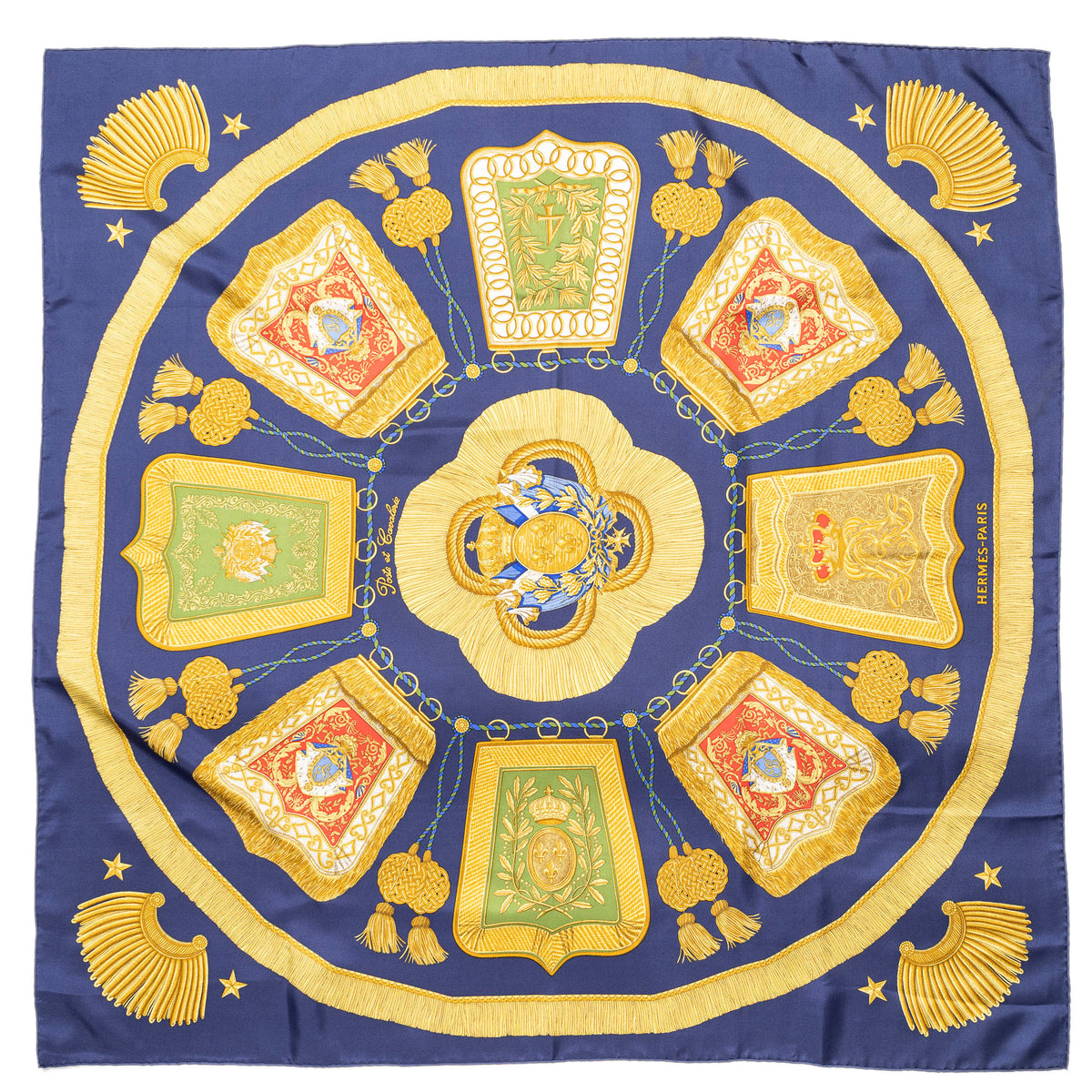 Scarf Scarf Navy 100% Twill Silk