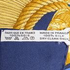 Scarf Scarf Navy 100% Twill Silk