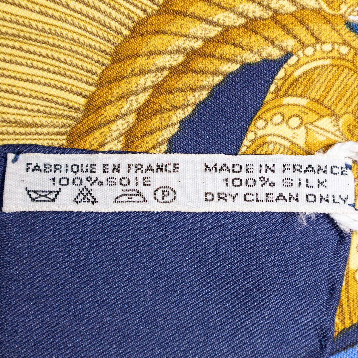 Scarf Scarf Navy 100% Twill Silk